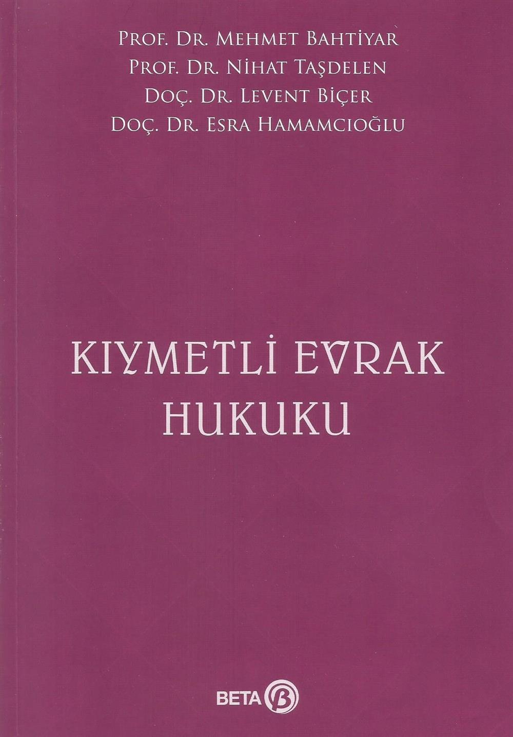 Kıymetli Evrak Hukuku