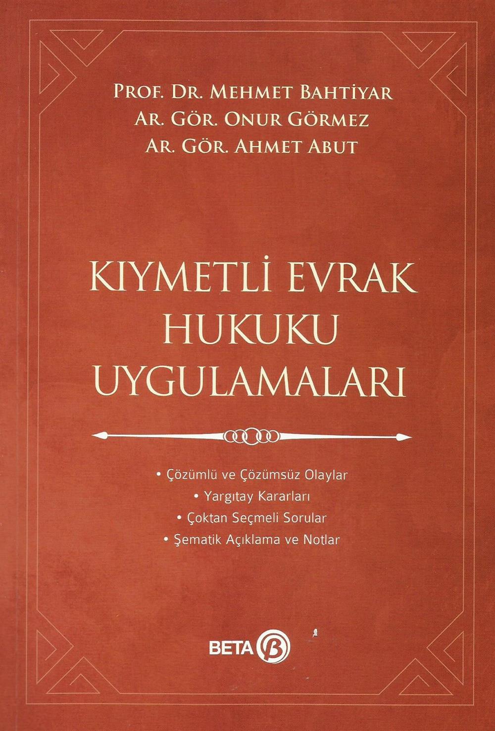 Kıymetli Evrak Hukuku Uygulamaları